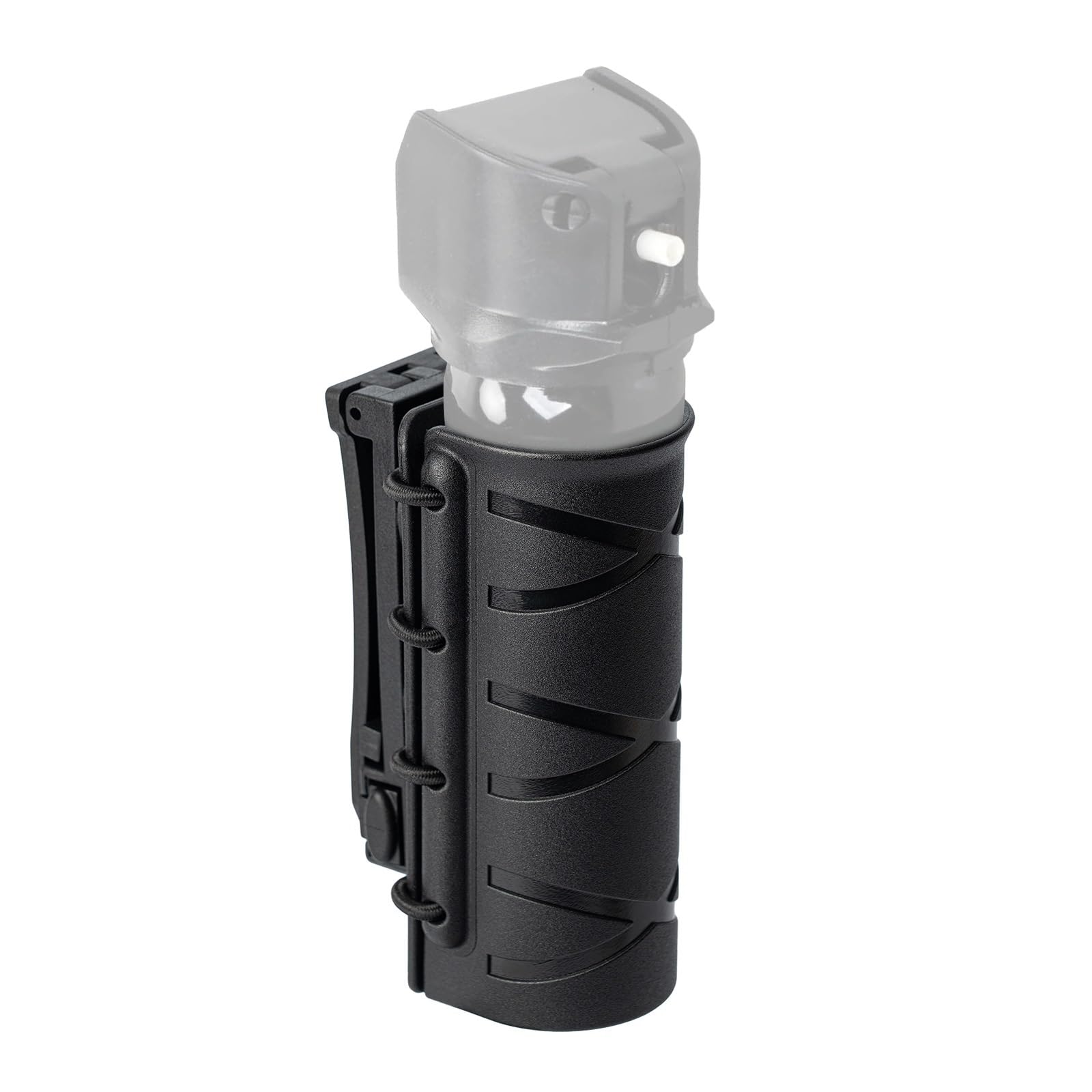 Open Top Pepper Spray Holster – Duty Belt & MOLLE Quick Release MK3/MK4 Holder