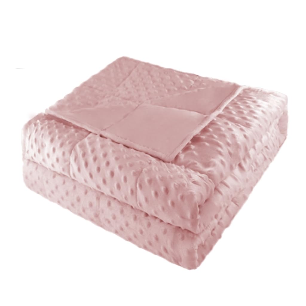 Reversible Weighted Blanket 5lbs – Velvet Warm & Cool Throw