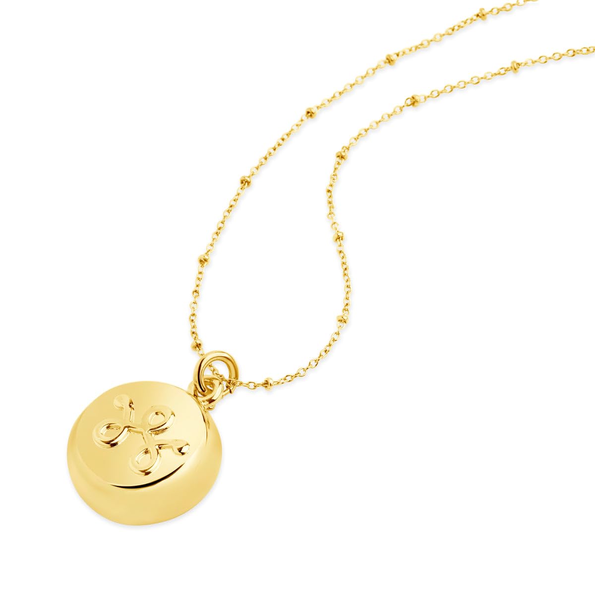 invisaWear Smart Safety Necklace – Discreet Gold Jewelry with Emergency Alert