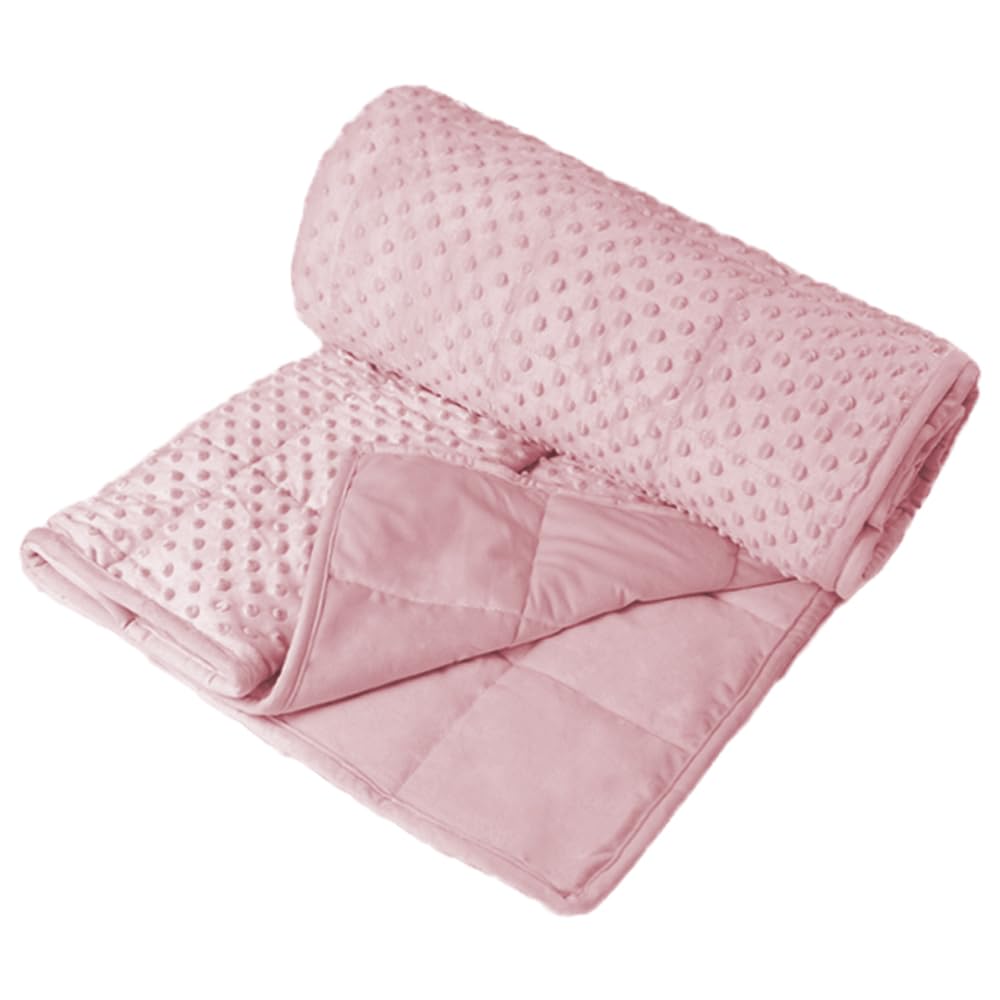 Reversible Weighted Blanket 5lbs – Velvet Warm & Cool Throw