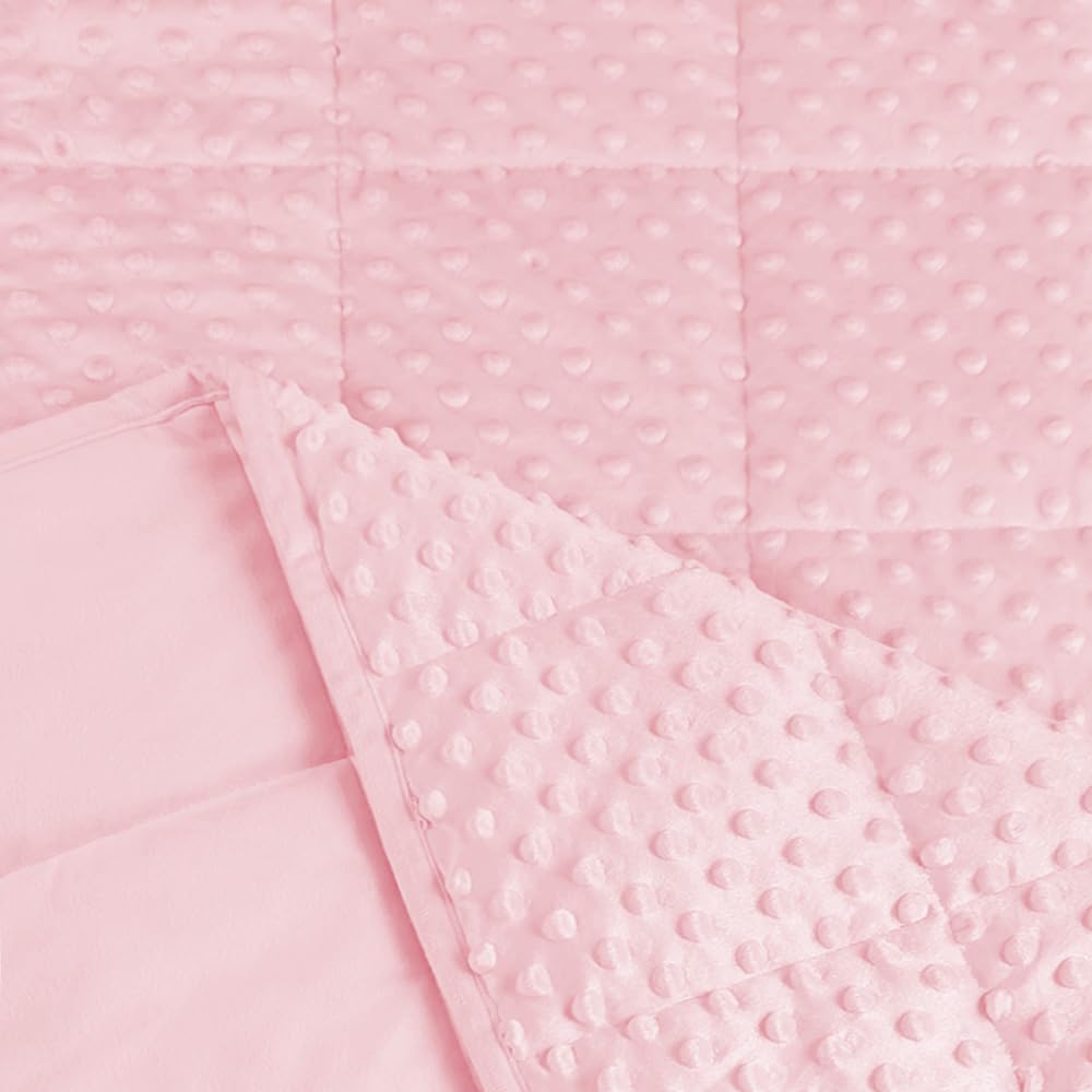 Reversible Weighted Blanket 5lbs – Velvet Warm & Cool Throw