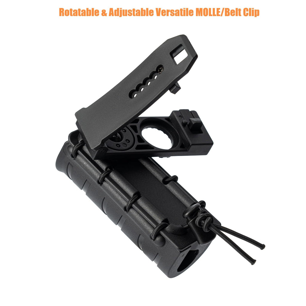 Open Top Pepper Spray Holster – Duty Belt & MOLLE Quick Release MK3/MK4 Holder