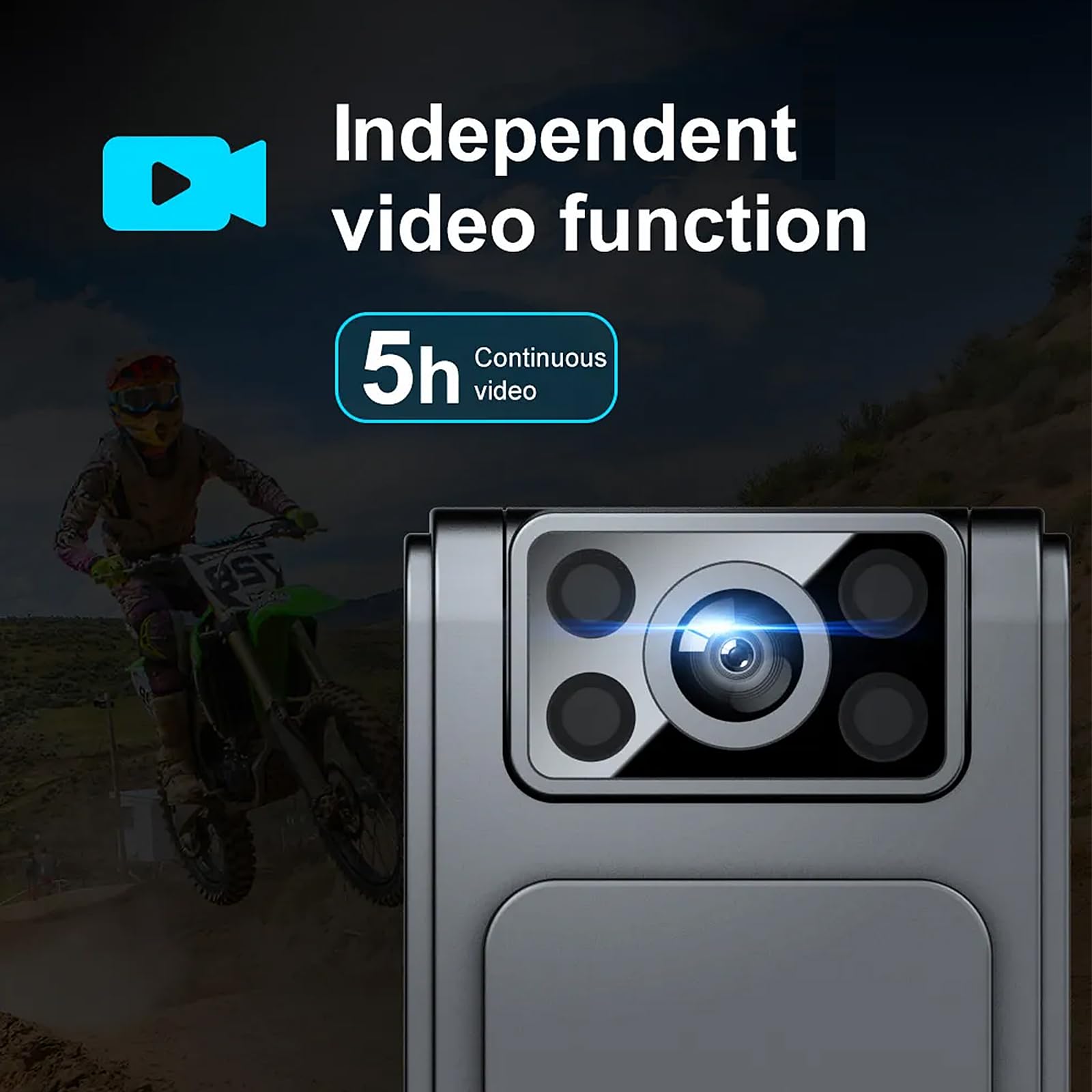 Mini Body Camera – 1080P Wearable Video Recorder with Clip & Night Vision