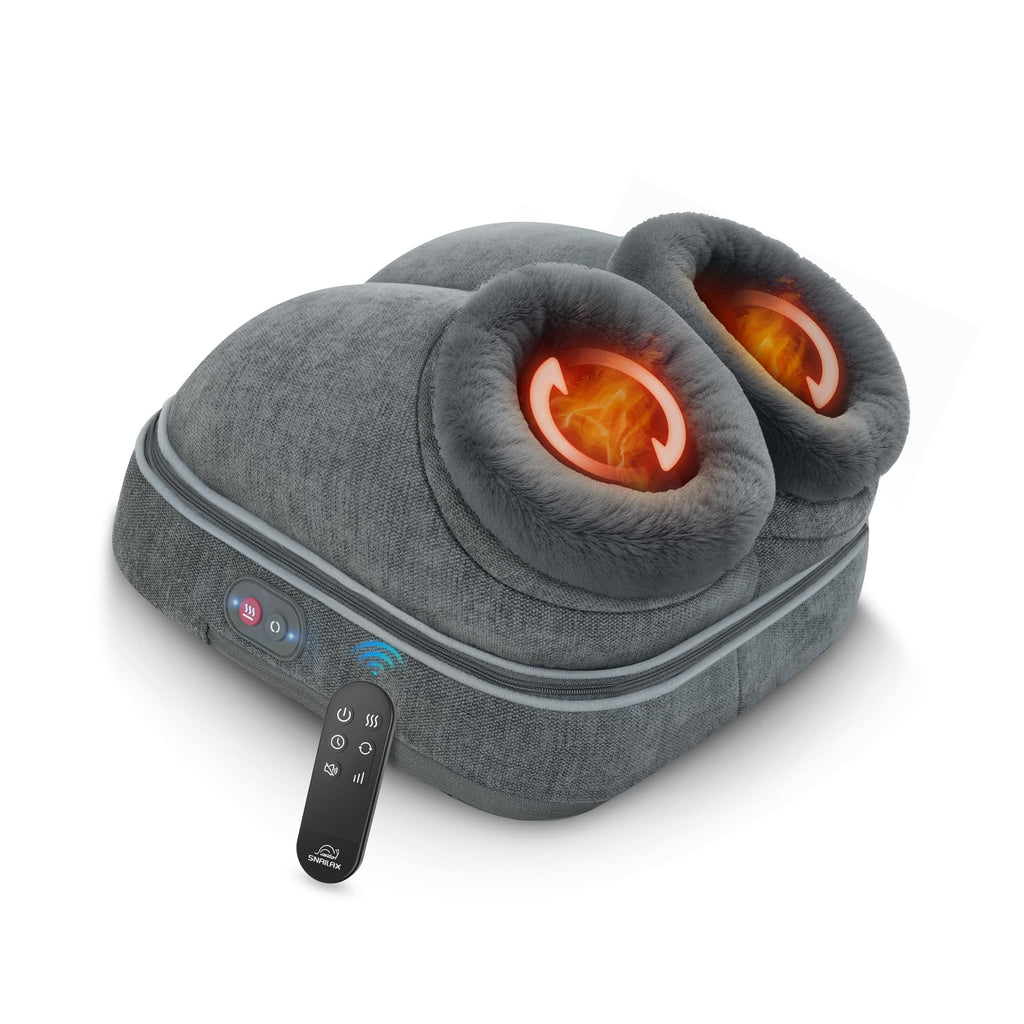 Shiatsu Foot Massager with Heat – Electric Foot Warmer & Back Massager