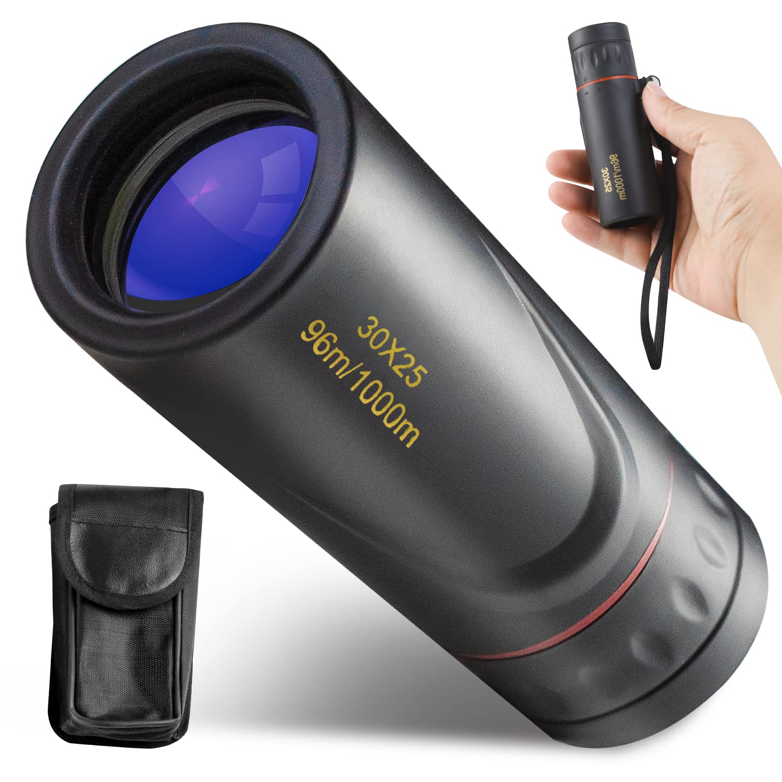 Mini Monocular Telescope – 30x25 HD Pocket-Sized for Adults & Kids