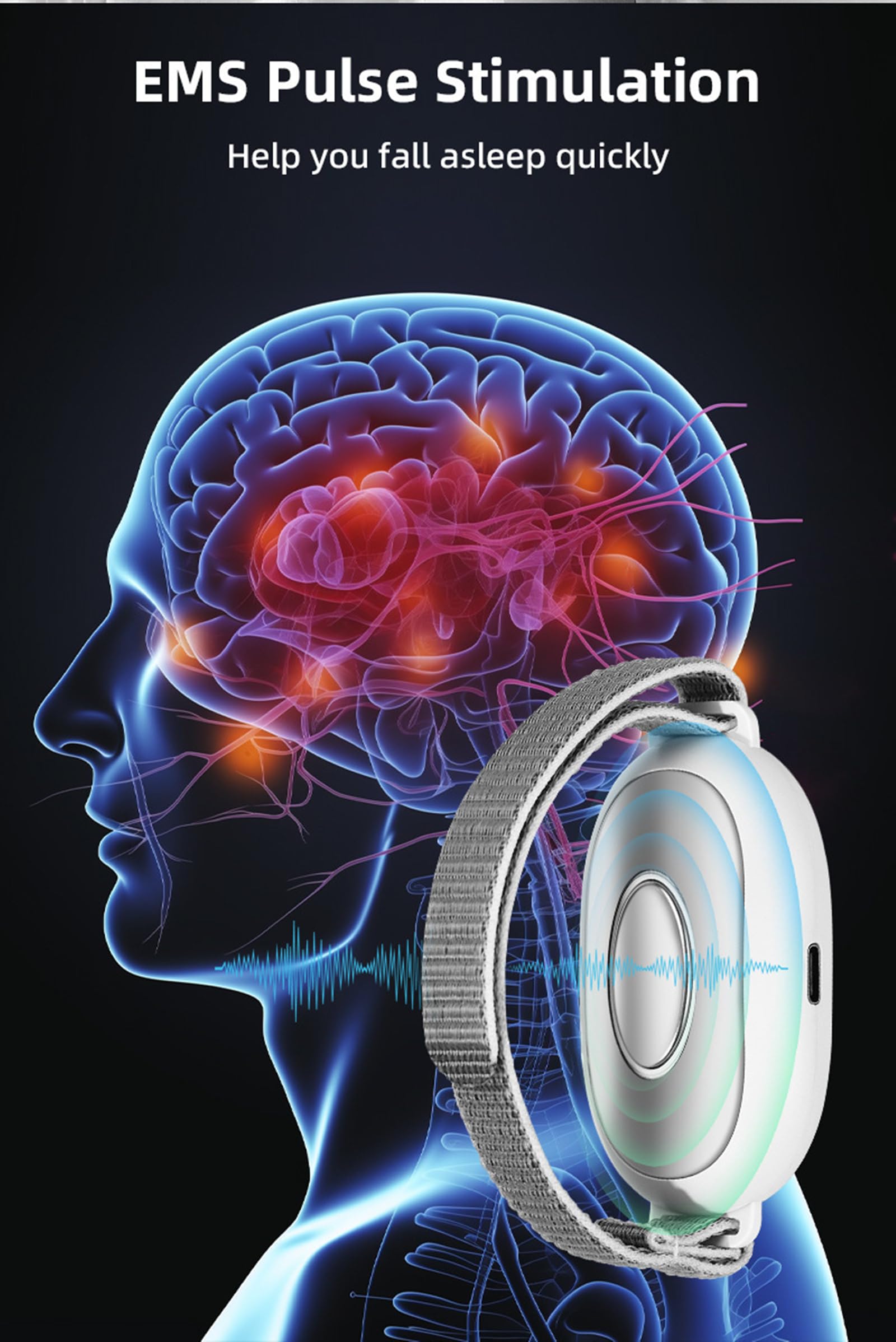 Handheld Sleep Aid Device – Microcurrent Pulse Insomnia & Anxiety Relief